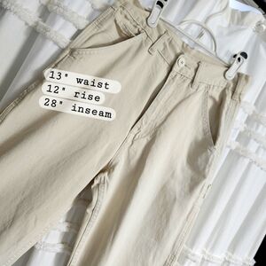 Brandy Melville carpenter Pants in Cream
